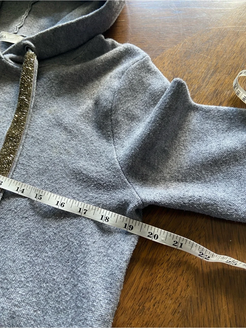 Zara Hoodie with beaded drawstrings